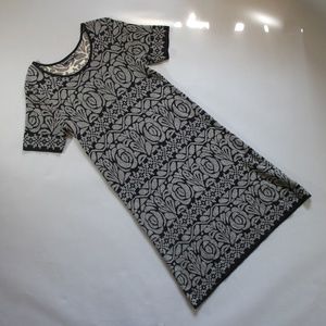 Gudrun Sjoden Gray Rose Cotton Knit Dress